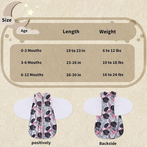 Newborn Sleep Sack Baby Swaddle,3-Way Adjustable Wearable Blanket,100% Rayon Cotton Swaddling sleeping bag. (Dinosaur&Hexagon, 3-6 Months) in Kuwait