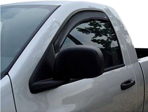 غطاء فتحة التهوية التلقائي [AVS] حاجب التهوية الخارجي / واقيات المطر | يناسب 1994 - 2003 شيفروليه S10/جي إم سي سونوما، 1995 - 2005 S10 بليزر/S15 جيمي، 1996 - 2000 ايسوزو هومبر - سموك، قطعتان. | 92127 in Kuwait