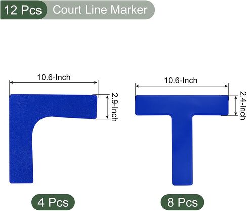 YOKIVE Pickleball Court Marking Kit, Sport Right Angle Court Line Markers Pickleball Lines for Tennis Badminton in Saudi Arabia