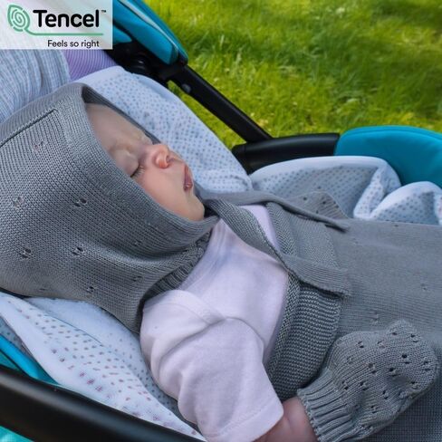 Soft Baby Blanket Gift Set Green– Includes Soft Knit Pointelle Blanket 30"x40", Baby Hat, Gloves & Booties – Eco-Friendly Newborn Essentials in Gift Box in Kuwait