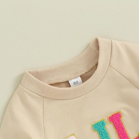 Newborn Baby Girl Matching Clothes Lil Sis Onesie Crewneck Sweatshirt Romper Jumpsuit Little Sister Outfits in Saudi Arabia