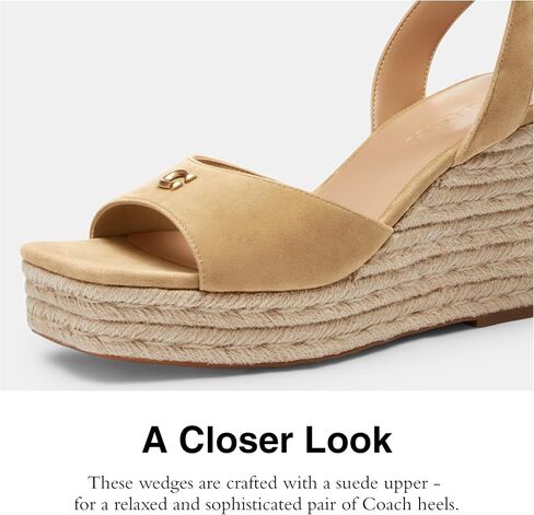 Coach Women's Espadrille Wedge Platform in Saudi Arabia