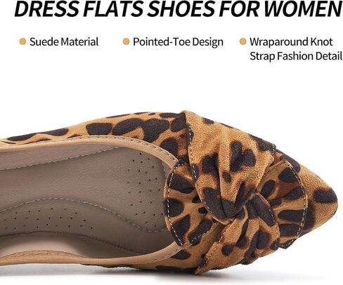 Aomigoct Comfortable Dressy Flats for Women: Cushioned Insole & Lightweight for All-Day Office Comfort - Slip On & Foldable for Working Professional with Bow in Saudi Arabia