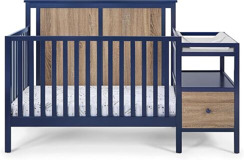 جناح Bebe Connelly 4-in-1 Crib و Changer Combo باللون الرمادي/Rockport Gray in Kuwait