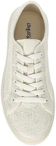 Limelight Lacy - Women's Casual Lace-Up White Lace Fashion Sneakers in Kuwait