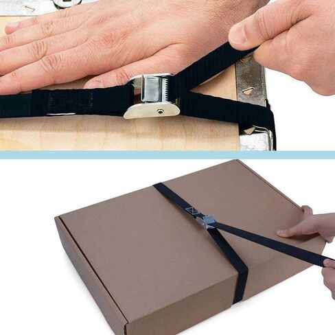 Lashing Straps 2 Ft x 1 Inch Tie Down Straps up to 600lbs (Black, 4Ft x 1 Inch) in Saudi Arabia