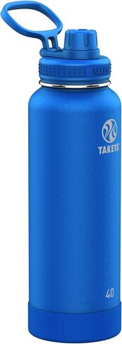 Takeya Actives 24 oz Vacuum Insulated Stainless Steel Water Bottle with Spout Lid, Premium Quality, Watermelon in Kuwait