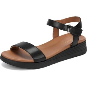Flat Sandals for Women Comfortable Walking Summer Sandals with Arch Support