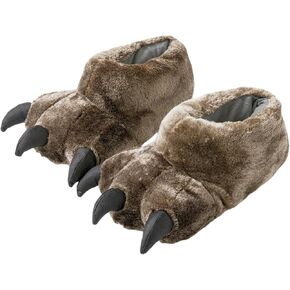 Warm and Cozy Animal Paw Slippers Plush Bear Claw Design Indoor Slippers