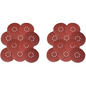 WEN 6369 Drywall Sander 120-Grit and 80-Grit 9-Inch Sandpaper Discs, 10-Packs Each