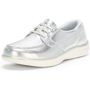 Skechers Women's On-The-go Flex Radiant Metallic Canvas Boat Shoe