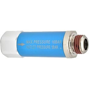 Interstate Pneumatics WR1105 1/4 Inch NPT In-Line 50 PSI Fixed Preset Pressure Regulator Outlet Pressure with Max Inlet 230 PSI