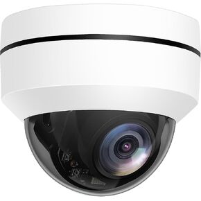 4K PTZ POE Security Camera,Pan Tilt 5X 2.7-13.5mm AF Lens Optical Zoom 8MP Vandle Proof Dome Camera,Security IP Camera,IR Night Vision,Motion Detection,IP66 Waterproof for NVR RTSP Phone APP