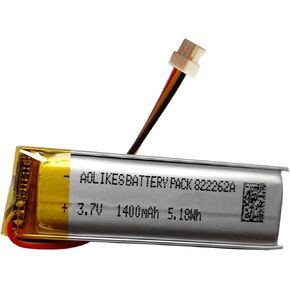 XINLANTECH 1400mAh Battery Replacement for Sena 50R-3-Button Headset/Spider RT1 Bluetooth Communication System SP130, SP128 SP53 Sena Prism Tube Camera Battery