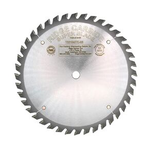 TS2000 Thin Kerf All Purpose 10" 40 Tooth Combo Table saw Blade