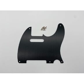FD 5 Hole Metal Aluminum Anodized Tele Style Pickguard CS TELE Pick Guard Scratch Plate for Telecaster Made in USA/Mexico fender guitar guard board (golden)