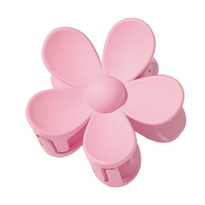 Pink Hair Claw Clips Flower Shaped Plastic Jaw Clips Anti-scratch Smell-less Useful Hold Tightly Clips Clips and Barrettes