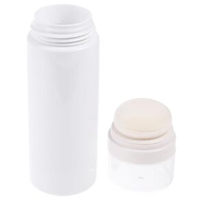 Baby Powder Puff Box Powder Container Loose Powder Bottle with Puff, Baby Care Body Villus Powder Puff Container, Portable Powder Puff Case for Trip Baby Powder Travel Size