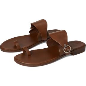 Women's Barcelona Slip On Sandal Slides, Luggage Leather, 7.5