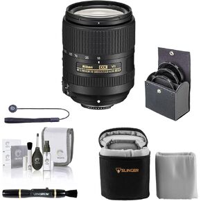 Nikon 18-300mm f/3.5-6.3G ED IF AF-S DX NIKKOR VR Lens, Bundle with ProOptic 67mm Filter Kit, Soft Lens Case, Lens Cleaner, Cleaning Kit, Lens Cap Tether