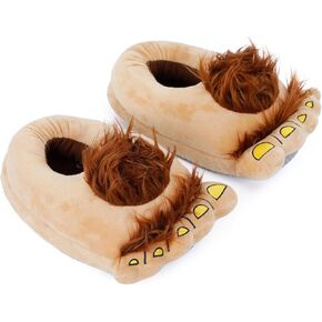 GNEGNI Novelty Winter Warm Slippers, Big Feet Monster Costume Slippers for Men Women Kids Indoor