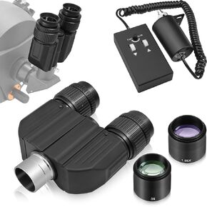 Alstar Stereo Binocular Viewer - Bundle with - AccuFocus Electronic Telescope Focuser