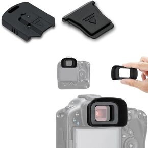 EOS R3 Eyecup + Hot Shoe Cover Cap & Flash Contact: EOS R3 Eyecup Eyepiece with Camera Hot Shoe Cover Cap & Flash Contact Connector Kit