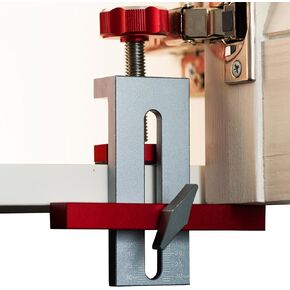 Cabinet Door Installation Positioner, Adjustable Aluminum Alloy Mounting Jig for Installing Cabinet Doors