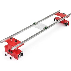 Router Sled for Woodworking for Slabs - 60 inches Router Sled for Flattening Slabs- 1500mm Linear Rail Guide Slab Guide Jig for Woodworking with Locking Function, Portable for Woodworking