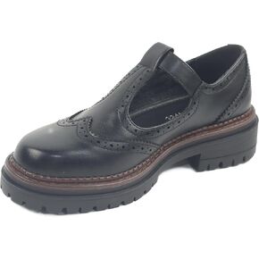 منصة T-Strap للسيدات Mary Jane Shoes و Round Toe Flats و Oxfords غير المنقولة للعمل والمدرسة والحفلات وارتداء غير رسمي