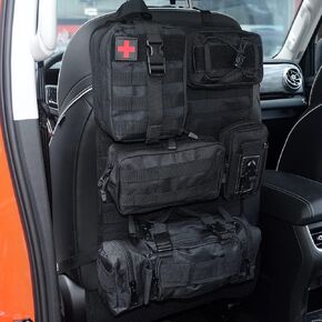Universal Tactical Vehicle Back Seat Organizer Tactical Backpack with Multi-Pockets MOLLE Backpack in Saudi Arabia