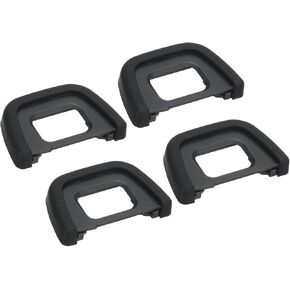PATIKIL DK-23 Viewfinder Eyepiece Eyecup, 4 Pack Camera Eyecup Eye Cup Protector Replacement Accessories for Nikon Block Flare and Sunlight Scratch Resistance Protection, Black