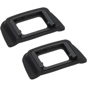 PATIKIL DK-23 Viewfinder Eyepiece Eyecup, 2 Pack Camera Eyecup Eye Cup Protector Replacement Accessories for Nikon Block Flare and Sunlight Scratch Resistance Protection, Black