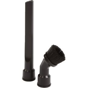 WORKSHOP Wet/Dry Vacs Shop Vacuum Accessories WS16012A Dual-Fit Crevice Tool and Dusting Brush Attachments for Wet Dry Vacuum Cleaners, Fits 1-1/4-inch and 1-7/8-inch Hoses