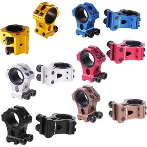 WestHunter Industrial Grade Precision Scope Rings, 1 Inch 30 mm Tactical 6061 T6 Dovetail Scope Mount | 36 mm Center Height