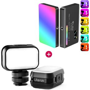 ULANZI VL28 LED Video Light + VIJIM VL120 RGB Video Light