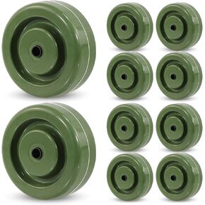 4"X1.5" Caster Wheels, Hi Temperature Wheels- Oven Rack Caster Replacement Wheel, Set of 4 with Strong Capacity 2800 LB, Temperature Range:-40F to 525F. Use for Ovens, and Dryers (4 Pack)
