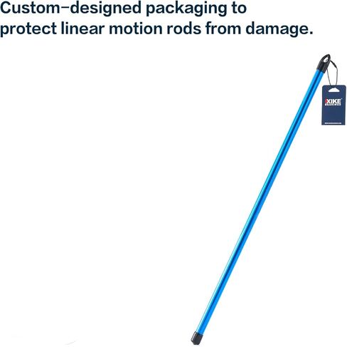 XiKe 1 قطعة 20 مللي متر × 400 مللي متر علبة قضيب فولاذي مقسى مطلي بالكروم قضبان الحركة الخطية عمود قضيب السكك الحديدية الخطية-تسامح متري H8 in Kuwait