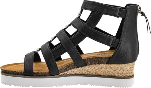 Corkys Footwear Hey Girl Women's Caged Animal 2-inch Wedge Sandals - Strappy Comfort with Easy Back Zip in Kuwait