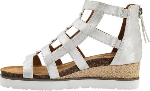 Corkys Footwear Hey Girl Women's Caged Animal 2-inch Wedge Sandals - Strappy Comfort with Easy Back Zip in Kuwait
