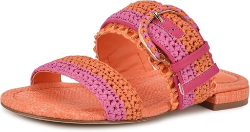 Nine West Women's Sameey Flat Sandal in Saudi Arabia