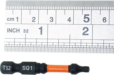 AUTOTOOLHOME 10 Pack #1 Square Driver Bit 2 inch Long Square Impact Drill Bit for Pocket Hole Jig System SQ1 Bits in Saudi Arabia
