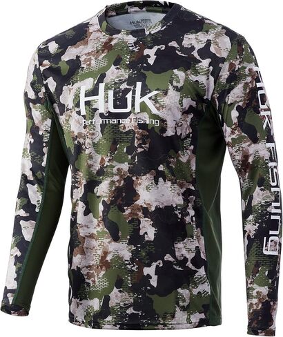 قميص HUK Icon X Camo بأكمام طويلة | قميص صيد عالي الأداء in Saudi Arabia