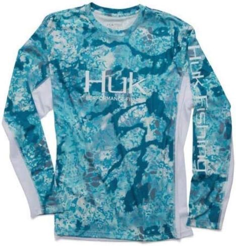 قميص HUK Icon X Camo بأكمام طويلة | قميص صيد عالي الأداء in Saudi Arabia