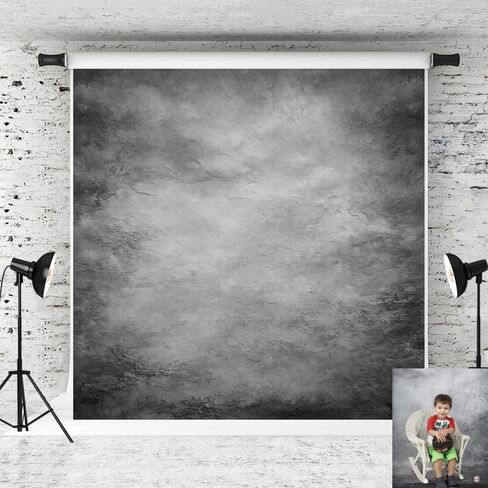 Kate Abstract Grey Vintage Wall Texture Backdrop Photo Background Studio Props,7x5ft in Saudi Arabia