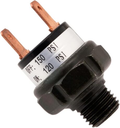 Vixen Horns Heavy Duty Onboard Air Compressor 150 PSI. Universal Replacement for Truck/Car Train Horn/Suspension/Ride/Bag kit/System. Fits All 12v Vehicles Like Semi/Pickup Trucks VXC8701B in Saudi Arabia
