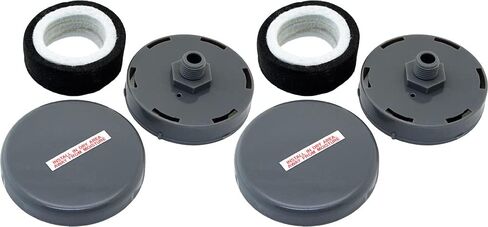 Vixen Horns Heavy Duty Onboard Air Compressor 150 PSI. Universal Replacement for Truck/Car Train Horn/Suspension/Ride/Bag kit/System. Fits All 12v Vehicles Like Semi/Pickup Trucks VXC8701B in Saudi Arabia