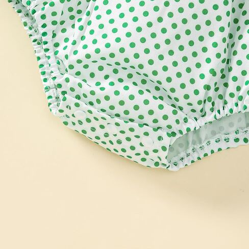 Baby Girl St Patricks Day Outfit Shamrock Romper First St Patricks Day Clothes 0-18 Months in Kuwait