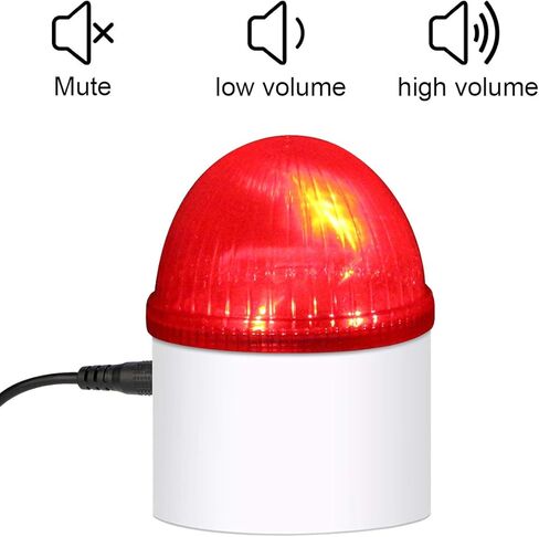 Retekess TH103 صفارة الإنذار القوية اللاسلكية، نظام إنذار أمان عالي، نظام إنذار SOS داخلي وخارجي، 2 صفارة إنذار وامضة حمراء و4 زر طوارئ لسحب الحبل لأمن متجر المجوهرات والمكاتب المنزلية in Saudi Arabia