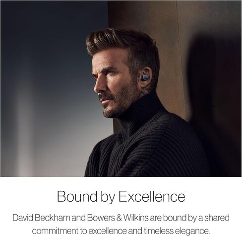 سماعات أذن لاسلكية Bowers & Wilkins Pi8 (أزرق منتصف الليل)، سماعات بلوتوث داخل الأذن مع مجموعة شرائح Qualcomm وaptX Lossless، سماعات أذن بخاصية إلغاء الضوضاء النشطة، 3 ميكروفونات مدمجة، شحن سريع لمدة 15 دقيقة in Saudi Arabia